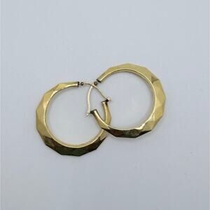 Vintage 14k Gold Hoop Earrings